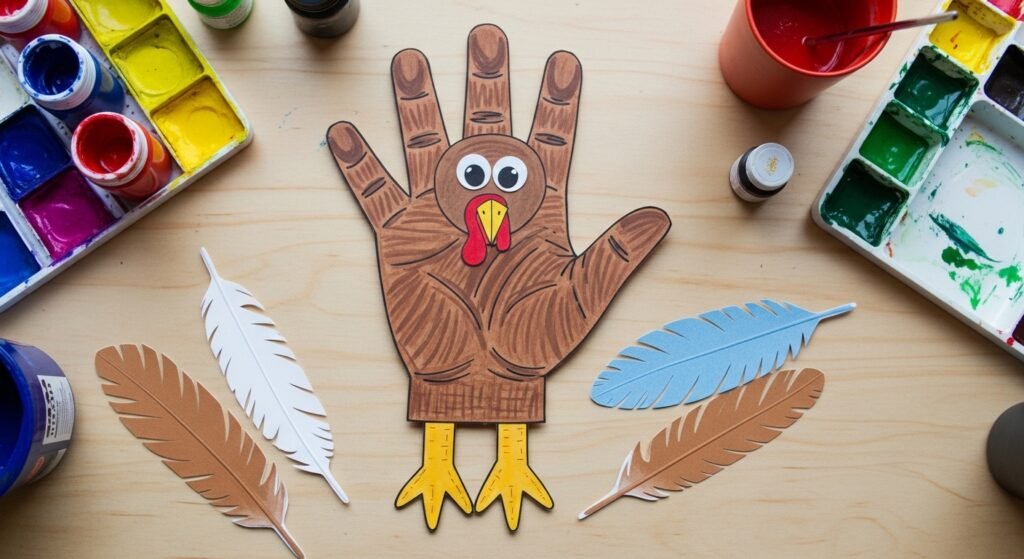 12 Easy Hand Turkey Craft Kids For Beginners You Will Love