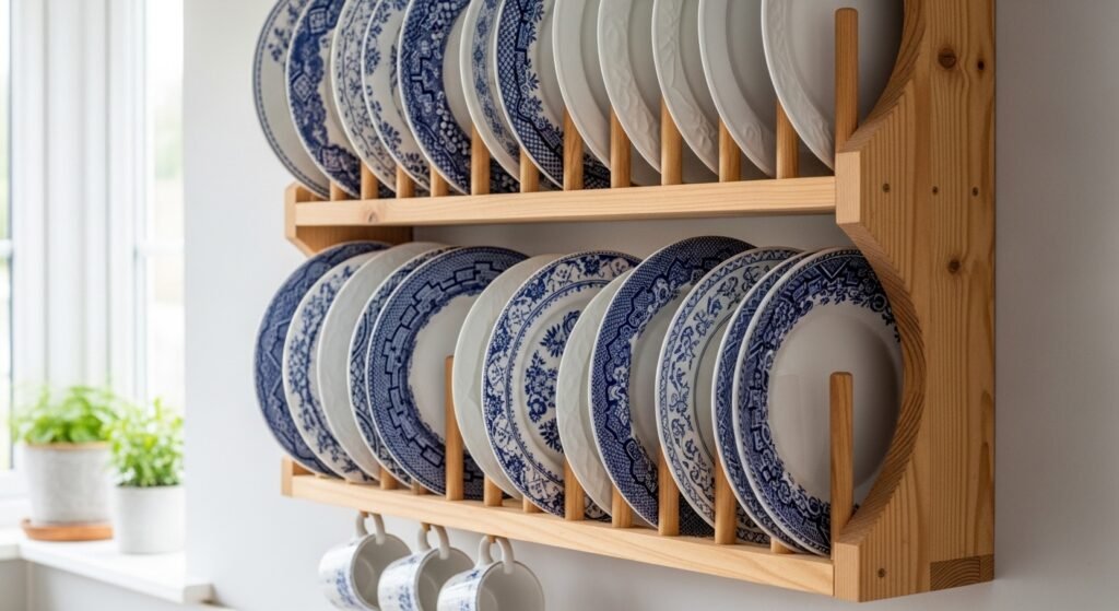 20 Cool Diy Plate Rack Wall Aesthetic That Look Expensive