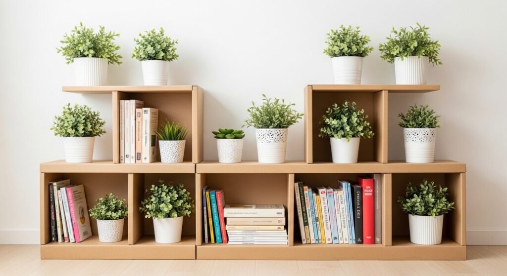 25 Easy Cardboard Shelves Diy For Beginners You Will Love