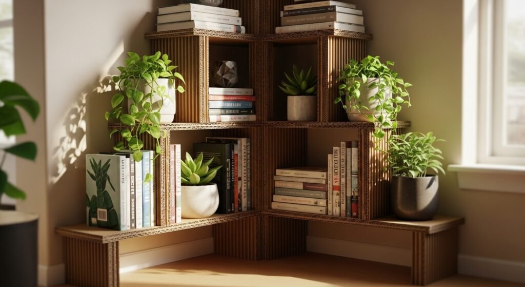 15 Top Cardboard Shelves Diy Ideas for Small Spaces