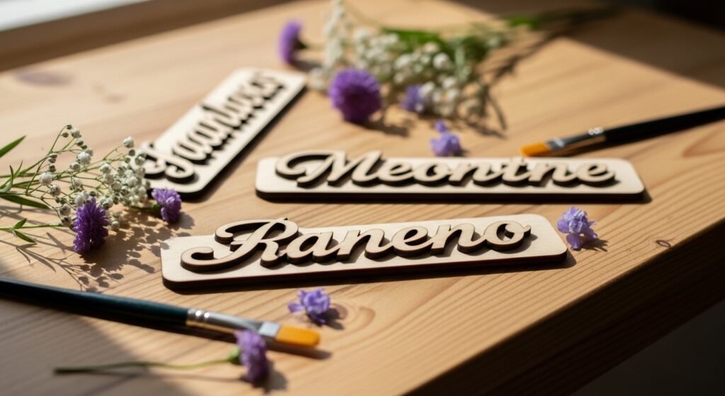 15 Easy Name Plates For Home Diy For Beginners You Will Love