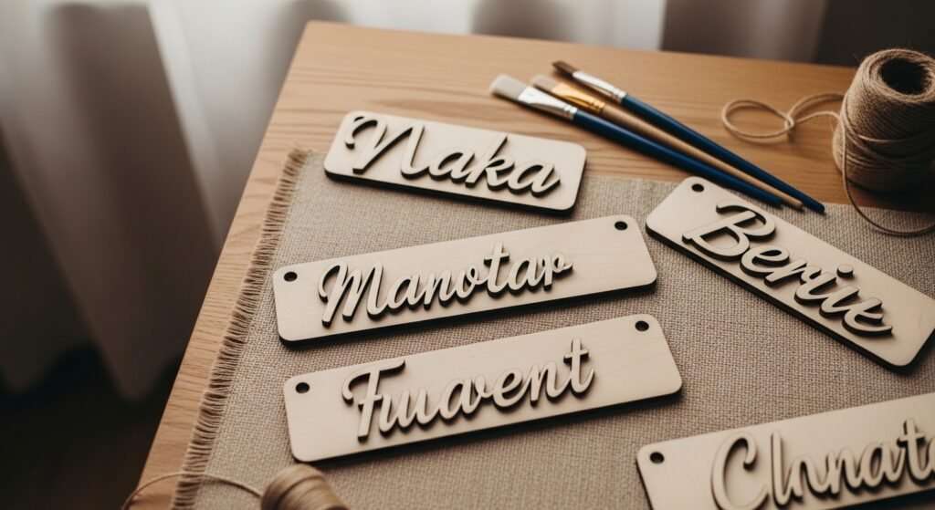 12 Best Name Plates For Home Diy On A Budget on a Budget